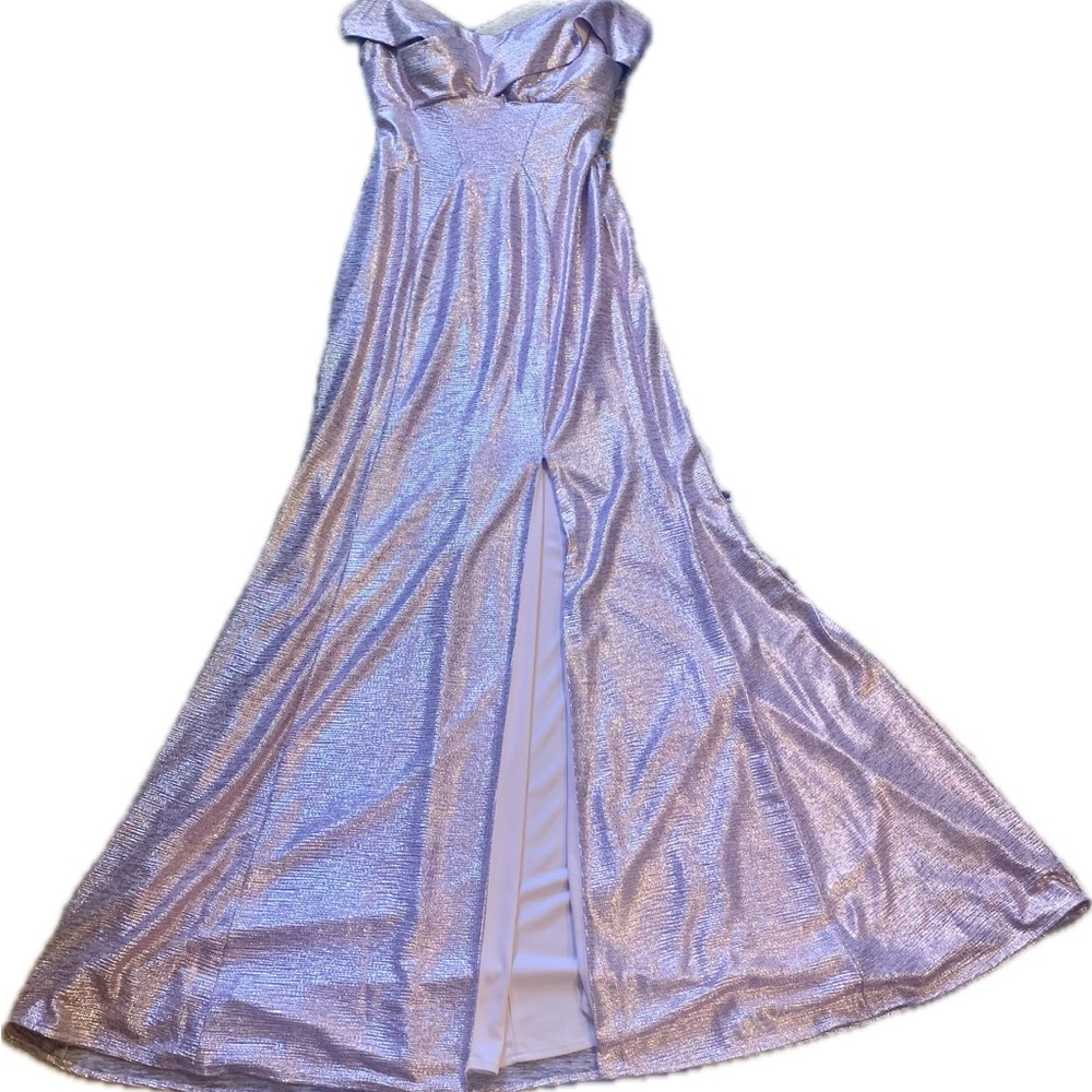 Nightway Rose Gold Gown size 8